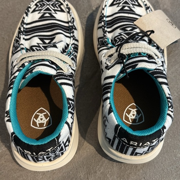 Ariat Stark Southwest FLX Foam sole,cushioning insole,no tie elastic laces,Aztec - Picture 7 of 9